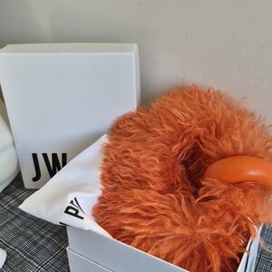 JW PEI Orange Fluffy Mini Bag